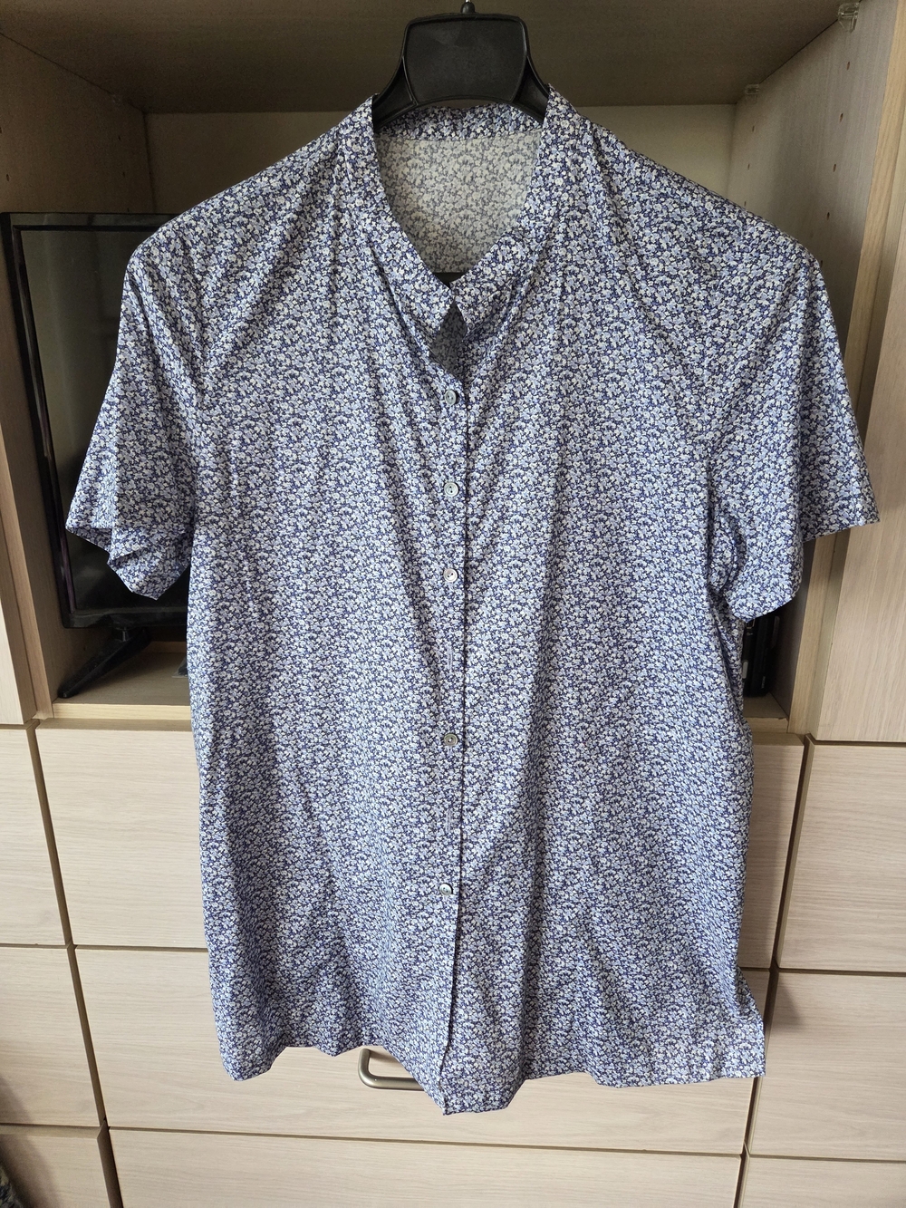 Liberty Of London Blue Short Sleeve Shirt